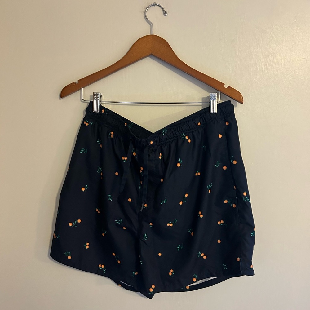 Men’s Old Navy Orange Pattern Swim Trunks